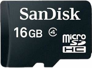 SanDisk - microSDHC Card with Adapter - 16GB