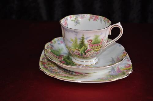 Royal Albert "Kentish Rockery" Trio