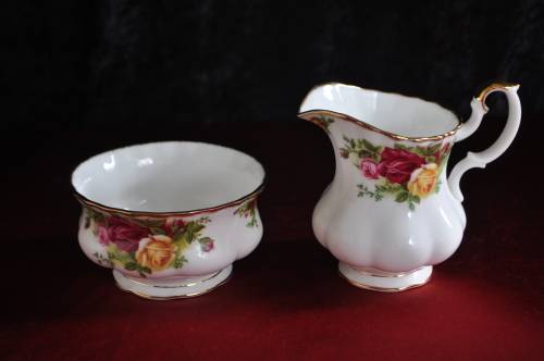 Royal Albert "Old Country Roses" Milk Jug & Sugar Bowl