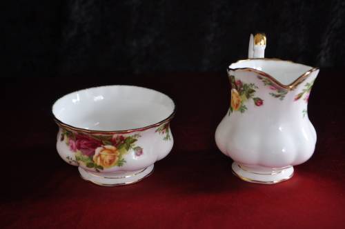 Royal Albert "Old Country Roses" Milk Jug & Sugar Bowl