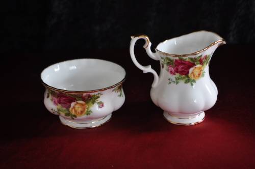 Royal Albert "Old Country Roses" Milk Jug & Sugar Bowl