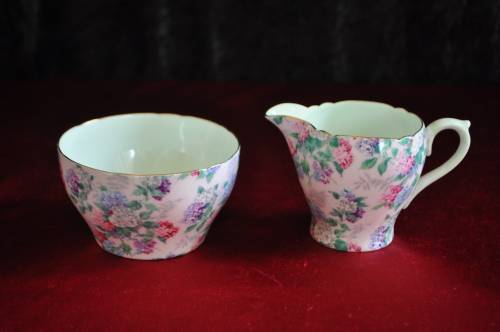 Shelley "Summer Glory" 13 Piece Coffee Set.       -      Collection or Courier Please!
