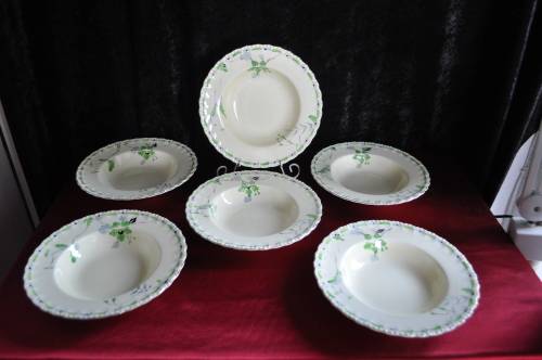 Grindley Hand Painted "The Silver Bough" 44 Piece Dinner Set - Collection or Courier Please!!