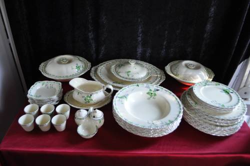 Grindley Hand Painted "The Silver Bough" 44 Piece Dinner Set - Collection or Courier Please!!