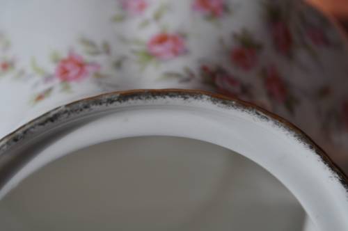 Paragon "Victoriana Rose" Tea Pot, Cake Plate, Milk & Sugar.