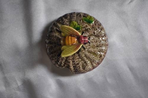 Vintage 1920's Marutomo Lidded Honey Pot