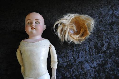 German Floradora Antique Bisque Doll By Armand Marseille.