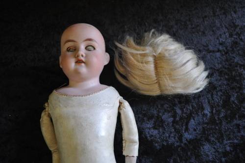 German Floradora Antique Bisque Doll By Armand Marseille.