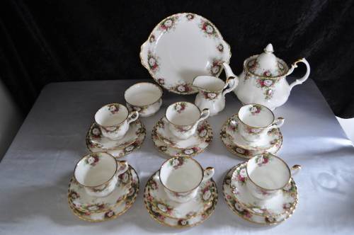Royal Albert "Celebration" 22 Piece Tea Set.