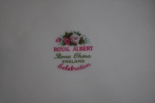 Royal Albert "Celebration" 22 Piece Tea Set.