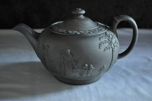 Wedgwood Black Basalt Tea Pot.