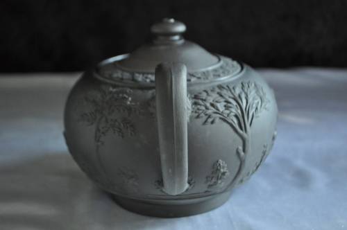 Wedgwood Black Basalt Tea Pot.