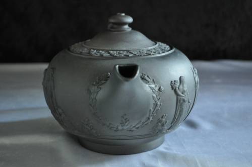 Wedgwood Black Basalt Tea Pot.