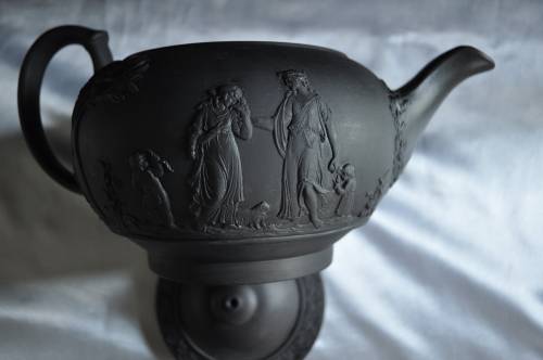 Wedgwood Black Basalt Tea Pot.