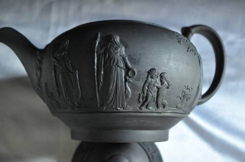 Wedgwood Black Basalt Tea Pot.