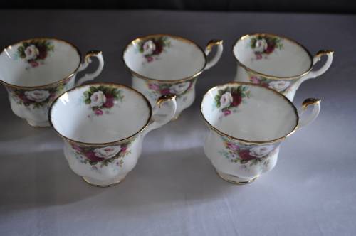Royal Albert "Celebration" 22 Piece Tea Set.
