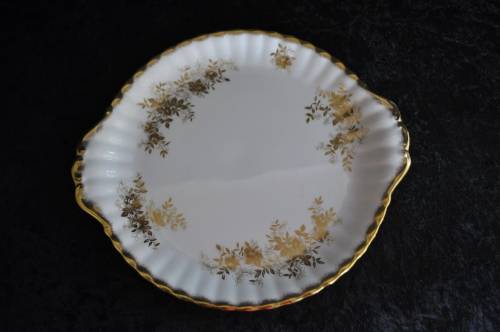 Royal Albert "Antoinette" Cake Plate, Milk & Sugar.
