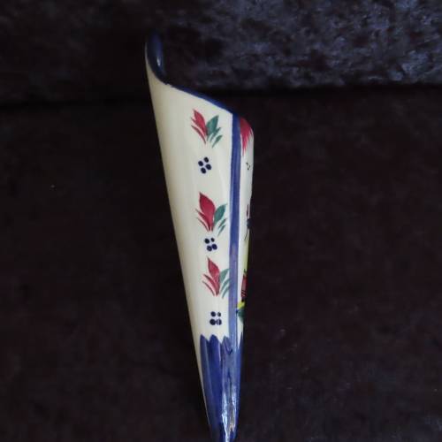 French HB Quimper Wall Pocket/Vase.