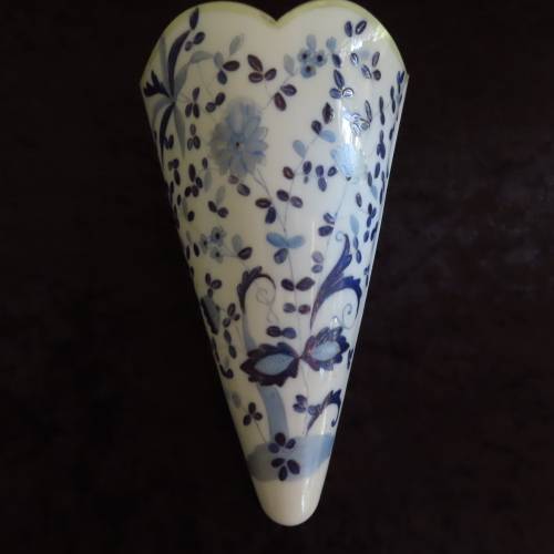 Glass Wall Pockets/Vases - Damaged!