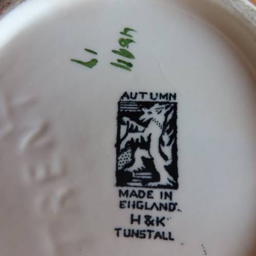 H&K Tunstall `Autumn` Jug  - 1930,s