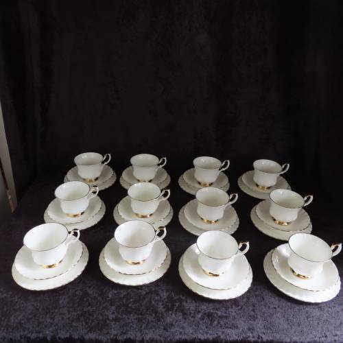 Royal Albert "Val D'or" 40 Piece Tea Set.