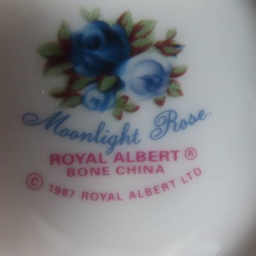 Royal Albert "Moonlight Rose" Soup Coup