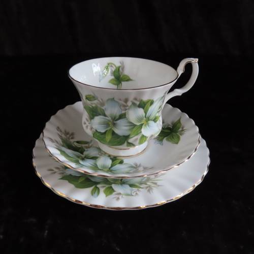 Royal Albert "Trillium" Tea Trio