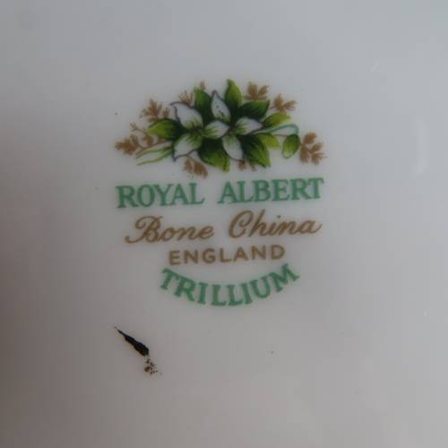Royal Albert `Trillium` Tea Trio.