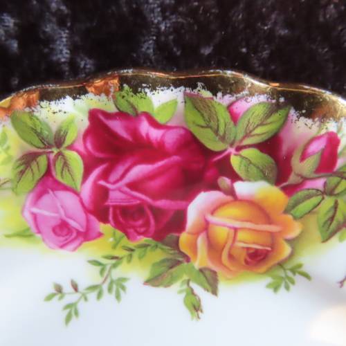 Royal Albert "Old Country Roses" Tea Trio.