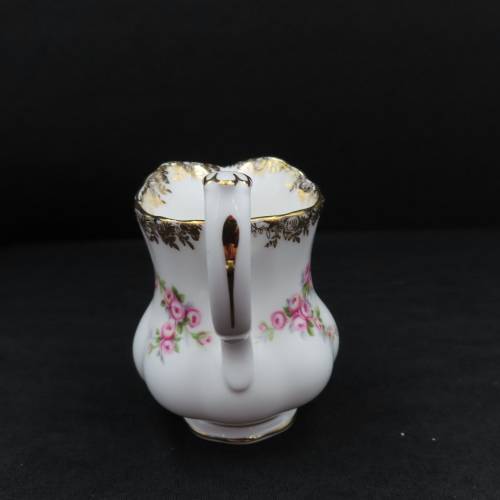 Royal Albert Dimity Rose Coffee Creamer & Sugar Bowl