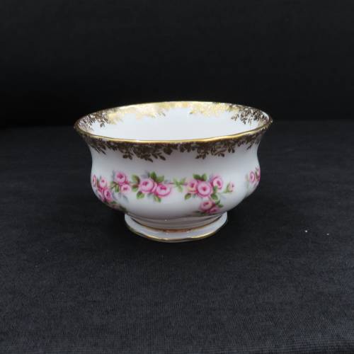 Royal Albert Dimity Rose Coffee Creamer & Sugar Bowl