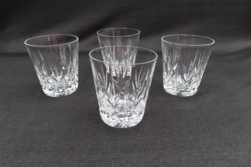 Stuart Crystal Whiskey Glasses x 4