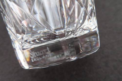 Stuart Crystal Whiskey Glasses x 4