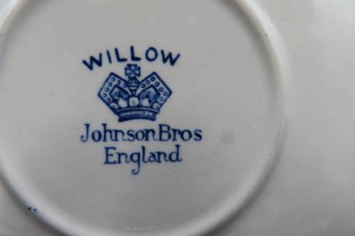 Johnson Bros `Willow` Tea Trio