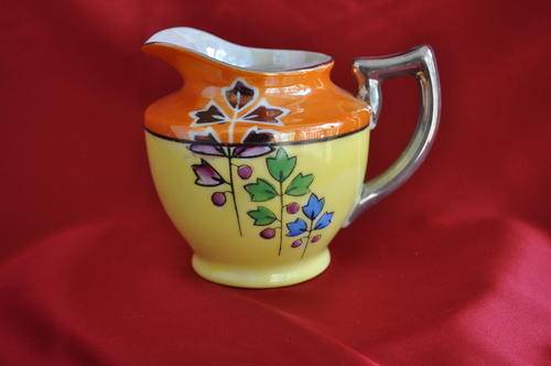 Gold Castle Handpainted Chikusa Milk Jug
