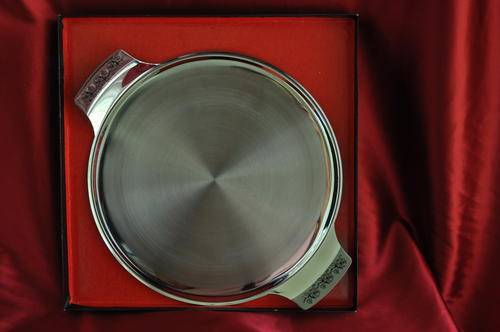 Stainless Steel "Black Rose" Cake Tray