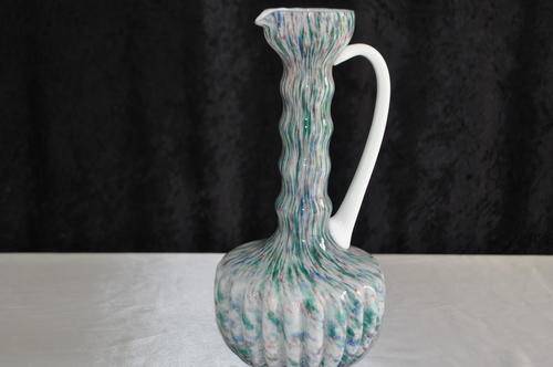 Multi Coloured Glass Jug
