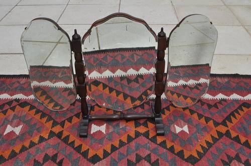 Mahogany Butterfly Dressing Table Mirror Set   ---  Collections Only !!!!