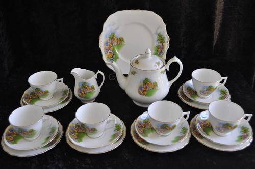 Melba Bone China - 21 Piece Tea Set.