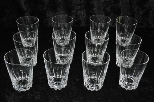 Crystal d'Argues Glasses x 12  --  DAMAGE FREE !!