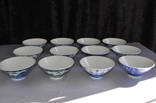Genuine Imperial Imari Dessert Bowls x 12