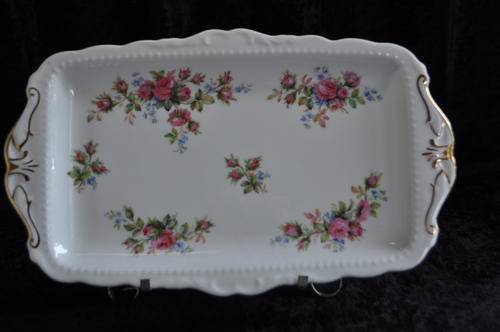 Royal Albert "Moss Rose" Sandwich Plate