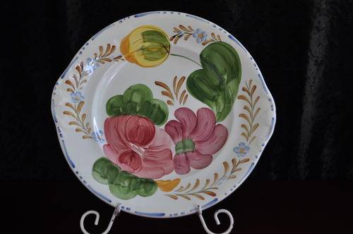 Belle Fiore Chanticleer Ware Simpsons Potters Cake Plate