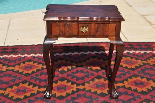 Imbuia Ball & Claw Bedside Table  ---   Collections Only!!!