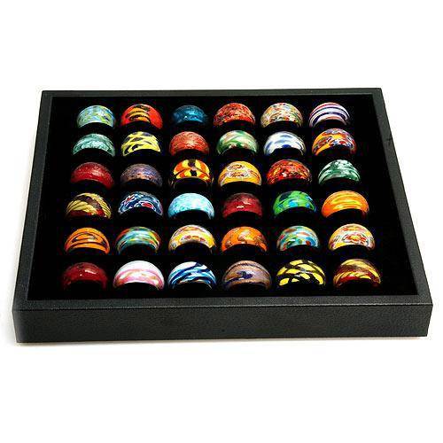GLASS BEAD RING