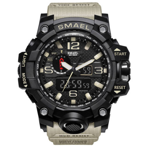 SMAEL Military Sport Watch Waterproof / Shockproof Khaki