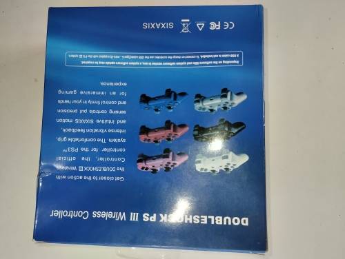 PS3 Double Shock PSIII Wireless Controller (White, as new)