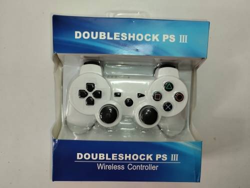 PS3 Double Shock PSIII Wireless Controller (White, as new)