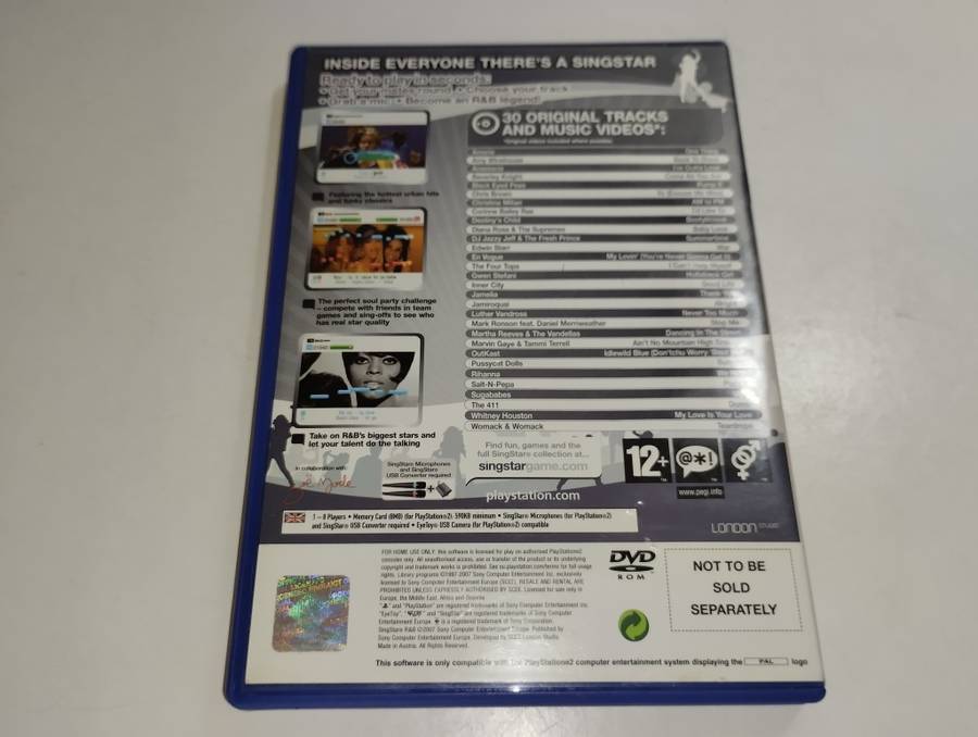 SingStar R&B CIB (PS2 PAL) (2007)