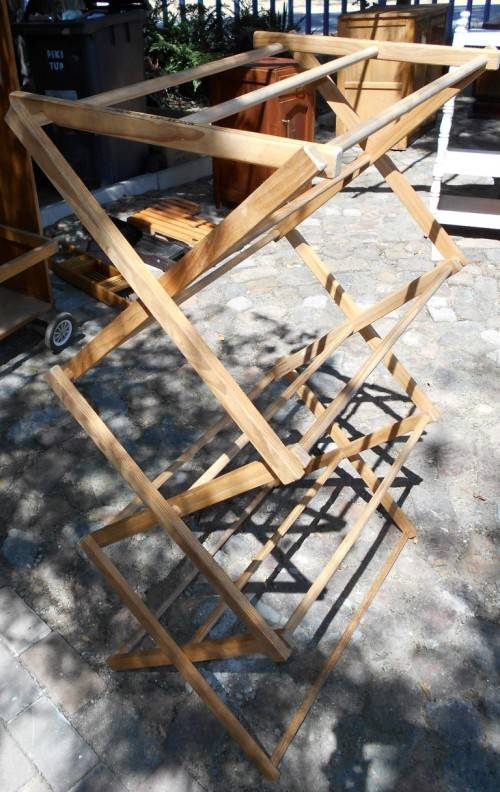 House of York Wooden Clothing Drying Rack